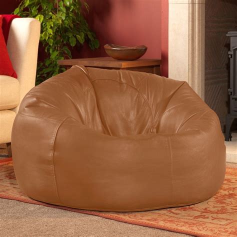 luxury leather bean bag chairs